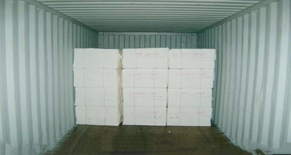 紙漿進口報關(guān)裝柜