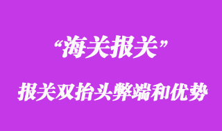 進(jìn)口報(bào)關(guān)雙抬頭弊端和優(yōu)勢(shì)_選擇雙抬頭報(bào)關(guān)原因？